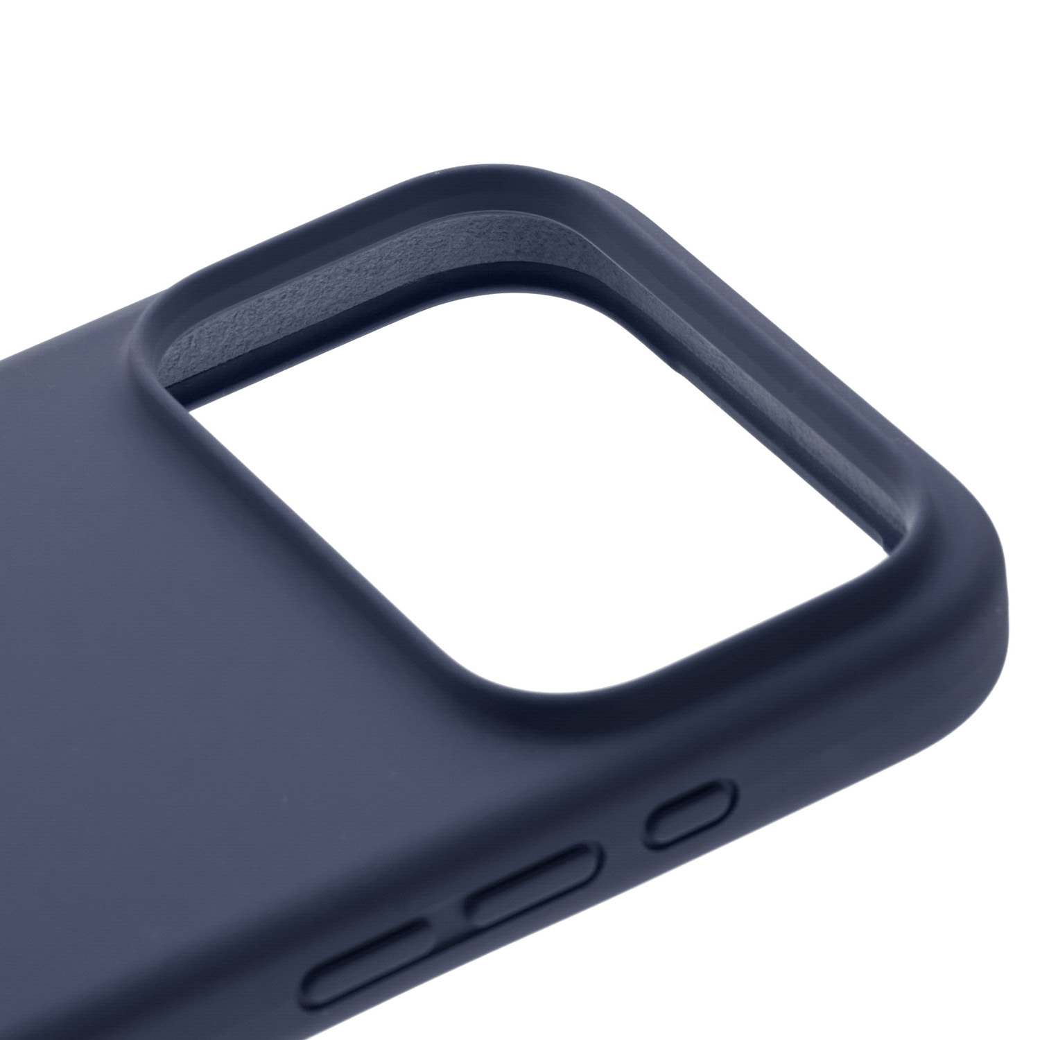 На фото изображено Чехол защитный uBear Touch Mag Case для iPhone 17 Pro, MagSafe, темно-синий
