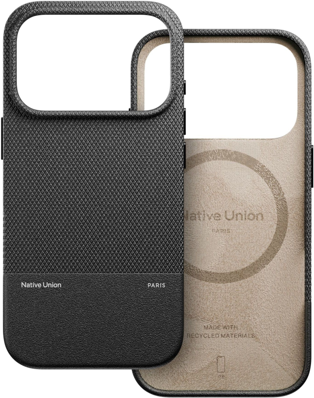На фото изображено Чехол Native Union Paris (Re)Classic Case для iPhone 17 Pro Черный