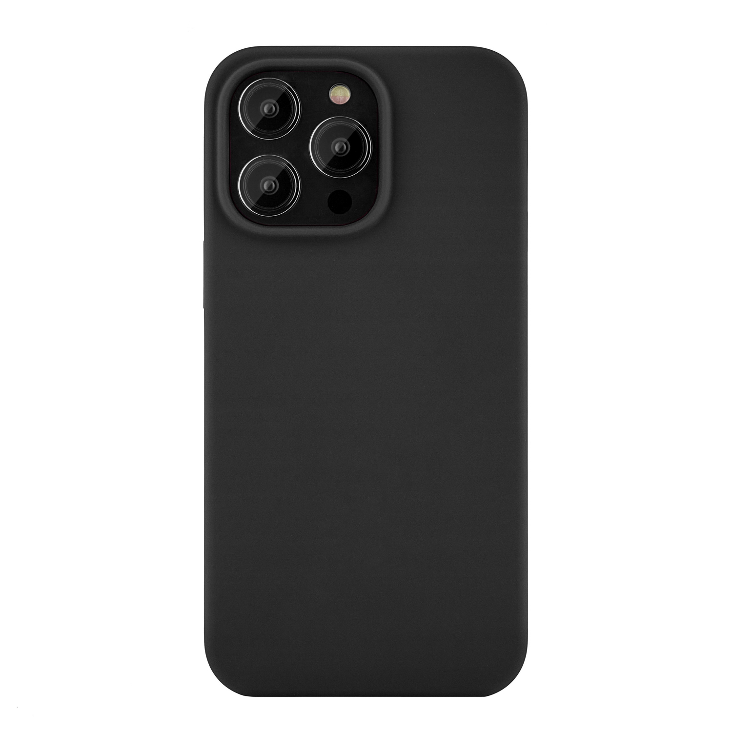 На фото изображено Чехол защитный uBear Touch Case для iPhone 14 Pro Max, чёрный