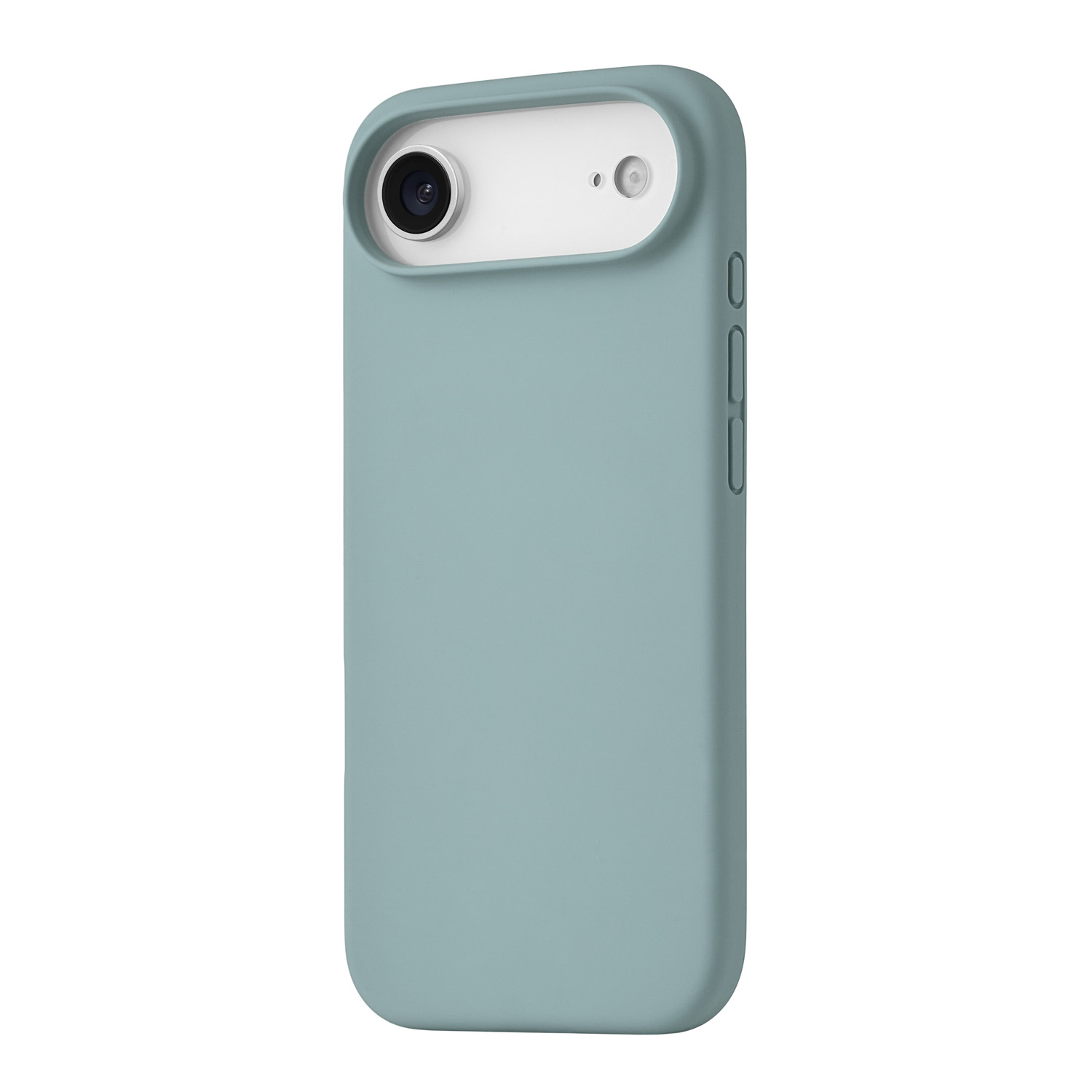 На фото изображено Чехол защитный uBear Touch Mag Case для iPhone 17 Air, MagSafe, холодная мята