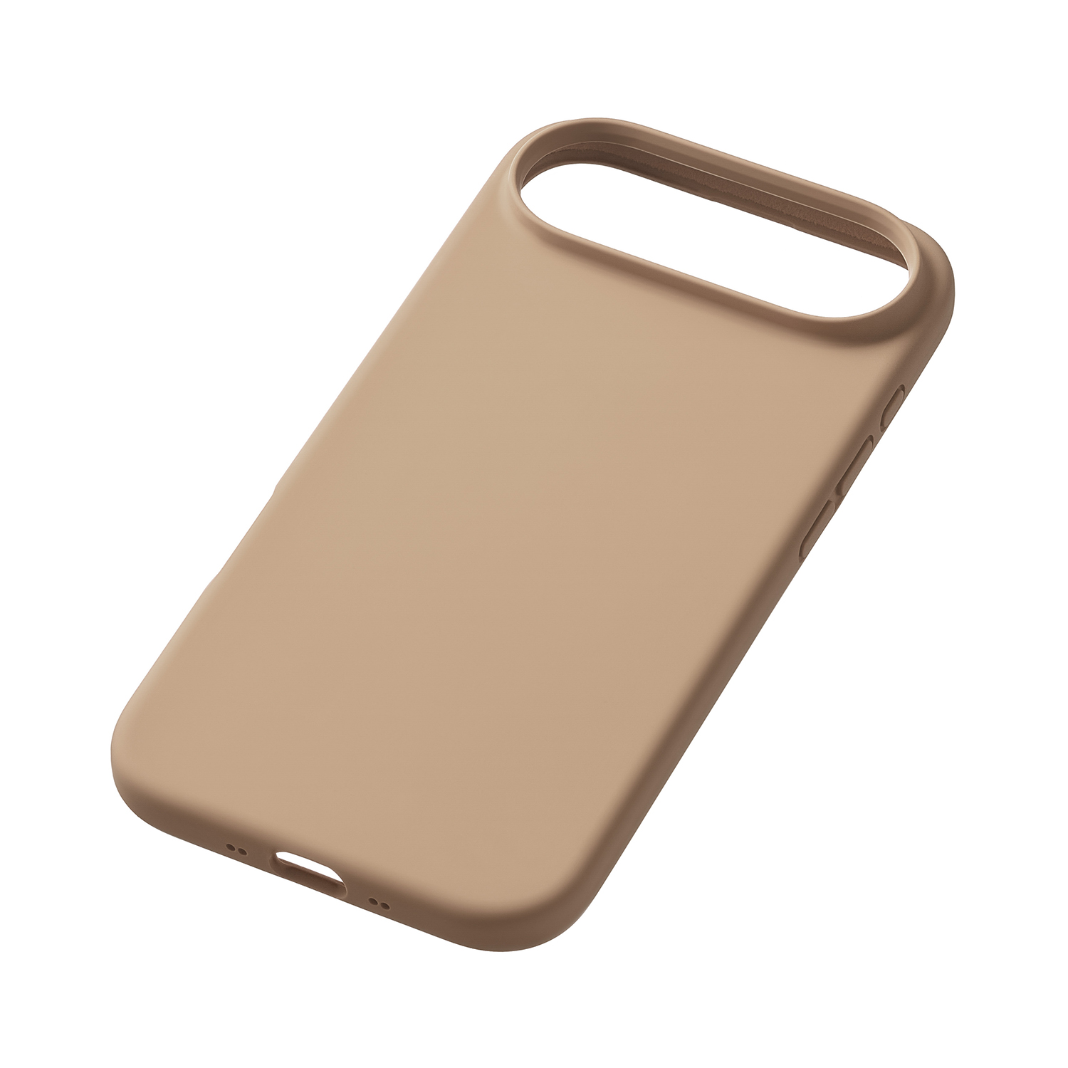На фото изображено Чехол защитный uBear Touch Mag Case для iPhone 17 Air, MagSafe, латте
