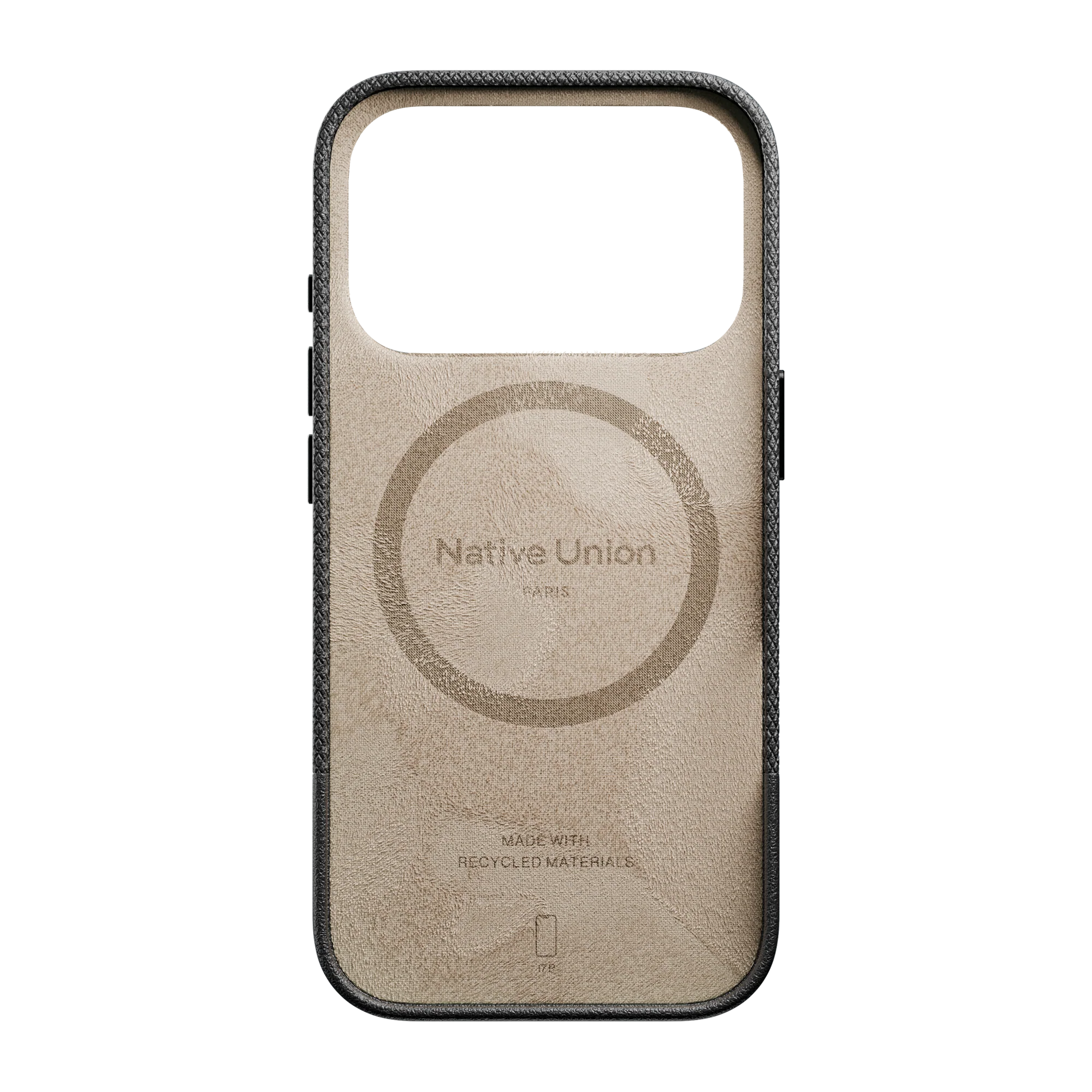 Фото Чехол Native Union Paris (Re)Classic Case для iPhone 17 Pro Max Черный На фото изображено Чехол Native Union Paris (Re)Classic Case для iPhone 17 Pro Max Черный