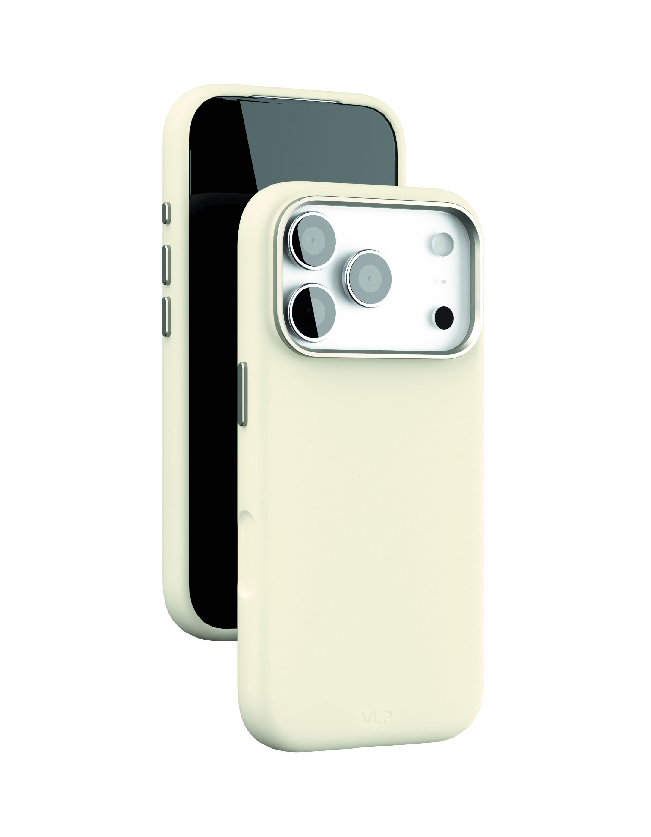 На фото изображено Чехол защитный VLP Aster Pro Case с MagSafe для iPhone 17 Pro, белый
