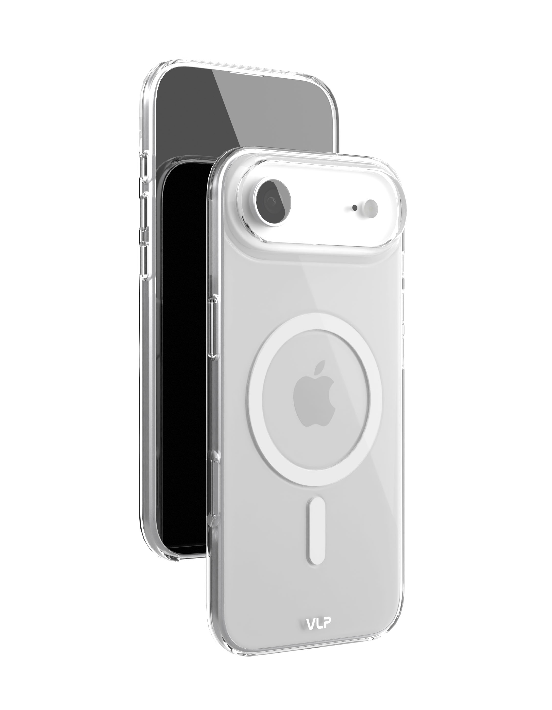 На фото изображено Чехол защитный VLP Puro Case с MagSafe для iPhone 17 Air, прозрачный
