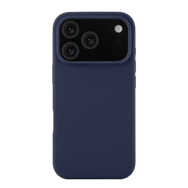 Фото Чехол защитный uBear Touch Mag Case для iPhone 17 Pro, MagSafe, темно-синий На фото изображено Чехол защитный uBear Touch Mag Case для iPhone 17 Pro, MagSafe, темно-синий