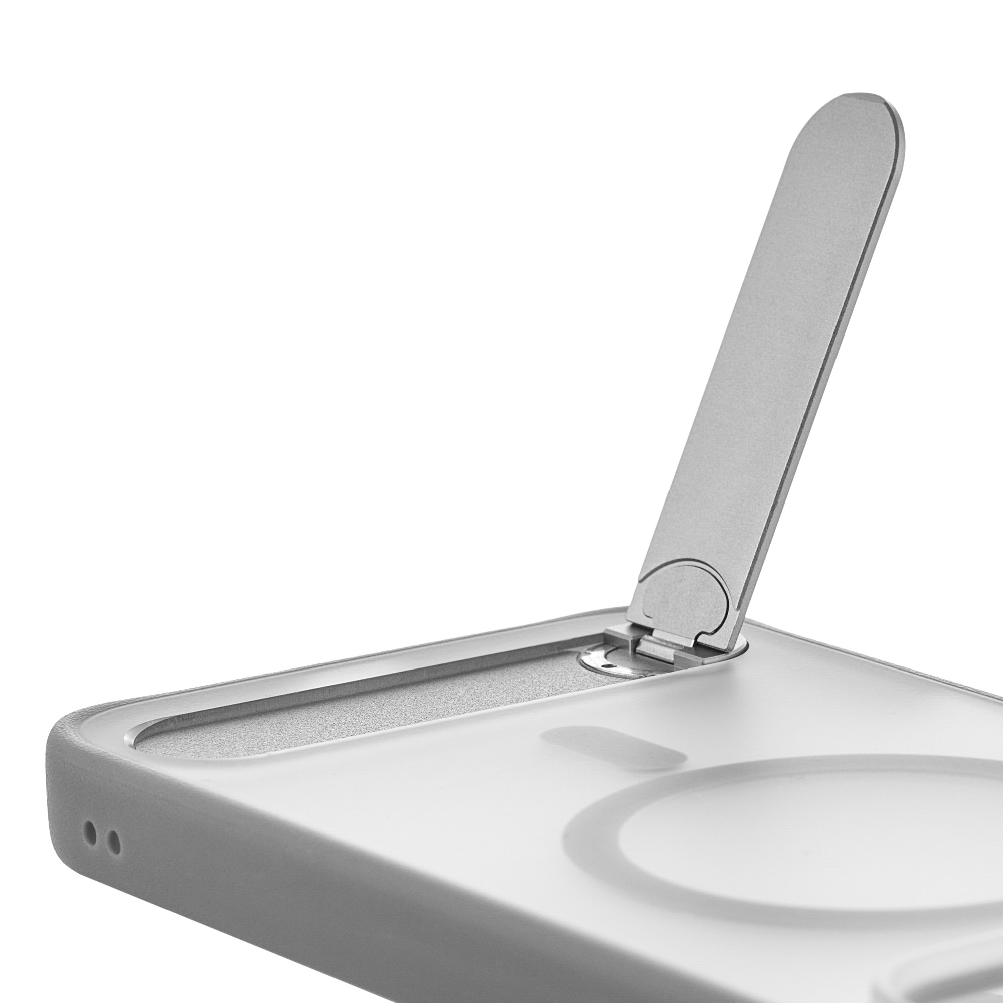 Фото Чехол защитный uBear Stand 360° Mag Case для iPhone 17 Pro, серый На фото изображено Чехол защитный uBear Stand 360° Mag Case для iPhone 17 Pro, серый