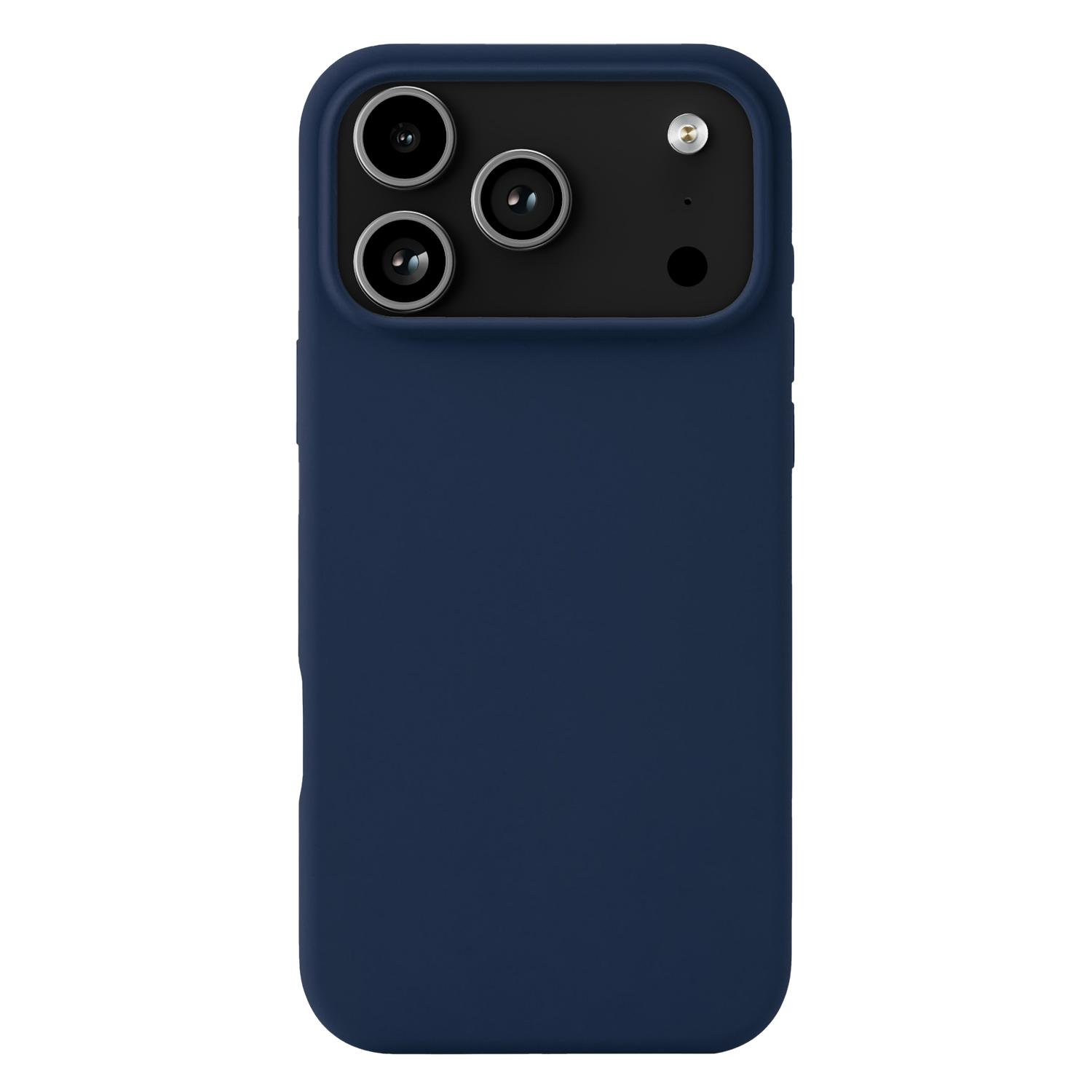 На фото изображено Чехол защитный uBear Touch Mag Case для iPhone 17 Pro Max, MagSafe, темно-синий
