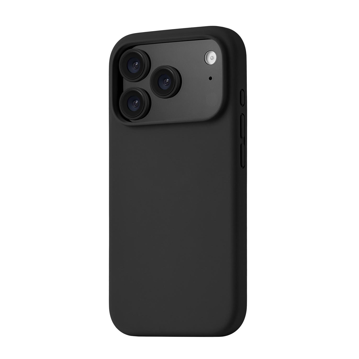 На фото изображено Чехол защитный uBear Touch Mag Case для iPhone 17 Pro, MagSafe, черный