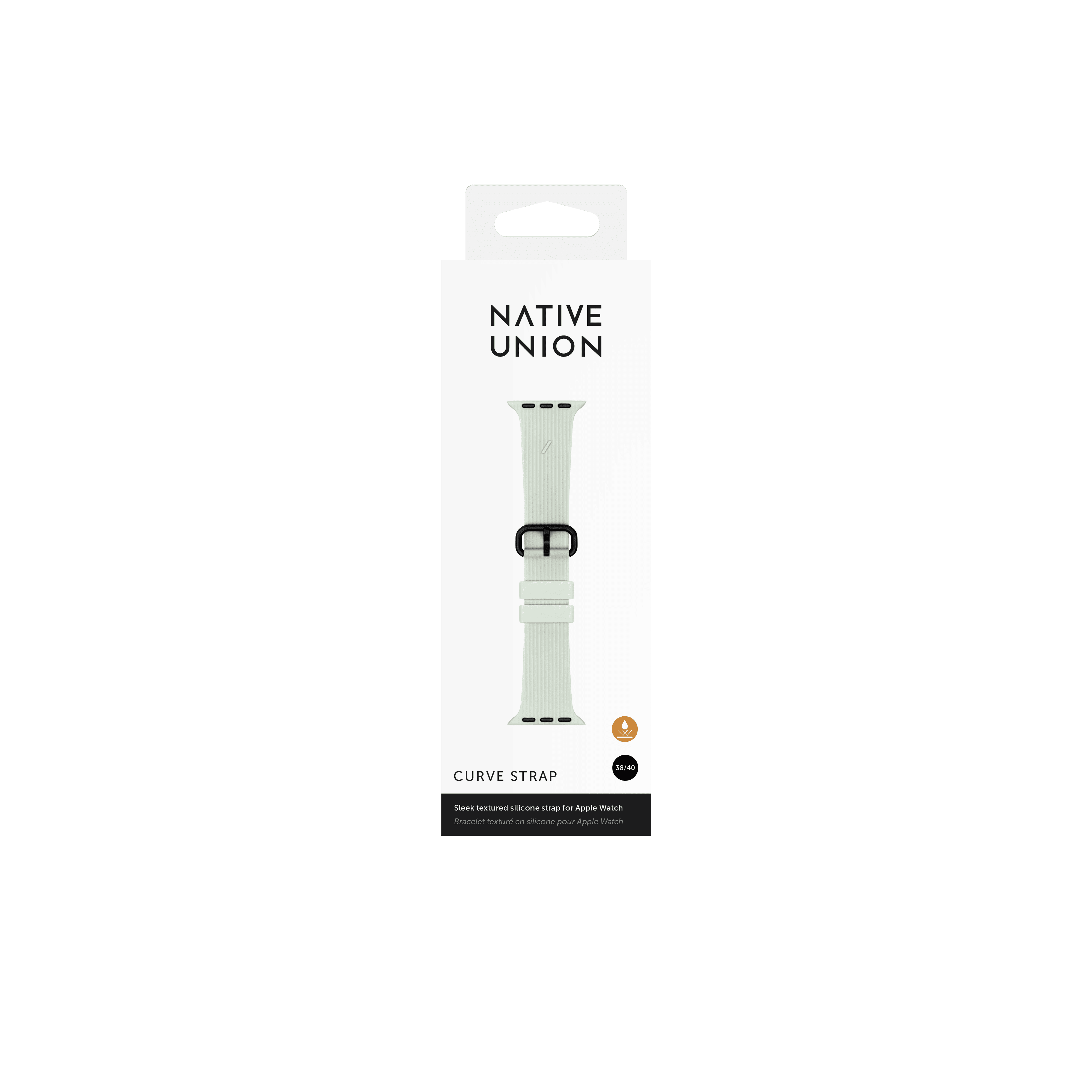 Ремешок Native Union для Apple Watch 40мм, cиликоновый, зелёный