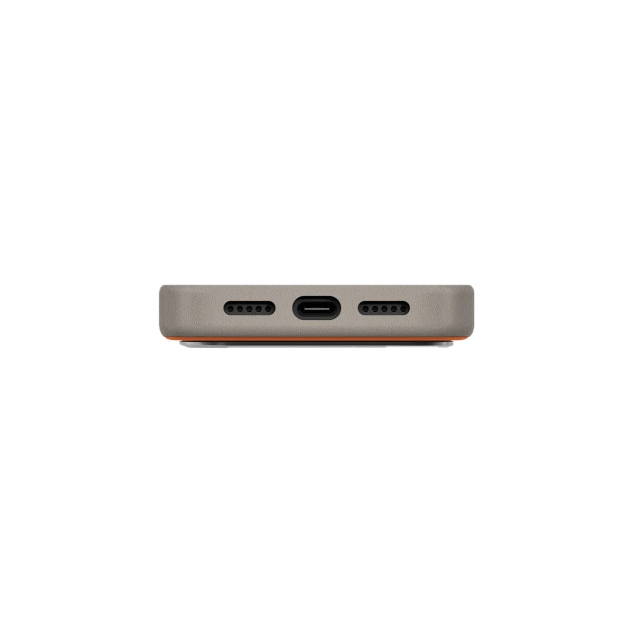 На фото изображено Чехол Uniq Lyden DS Magsafe для iPhone 17 Pro, оранжевый