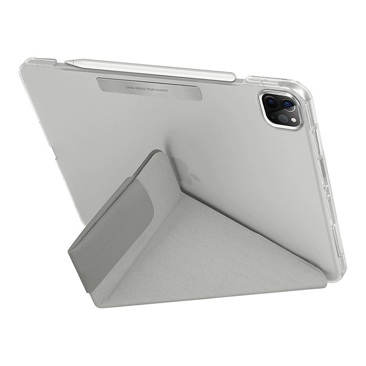 Чехол Uniq для iPad Pro 12,9" (2022/21) Camden Anti-microbial, серый