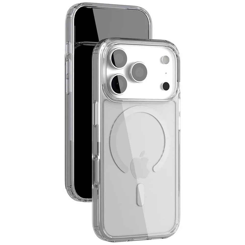 Фото Чехол защитный VLP LITE Air Case с MagSafe для iPhone 17 Pro, прозрачный На фото изображено Чехол защитный VLP LITE Air Case с MagSafe для iPhone 17 Pro, прозрачный