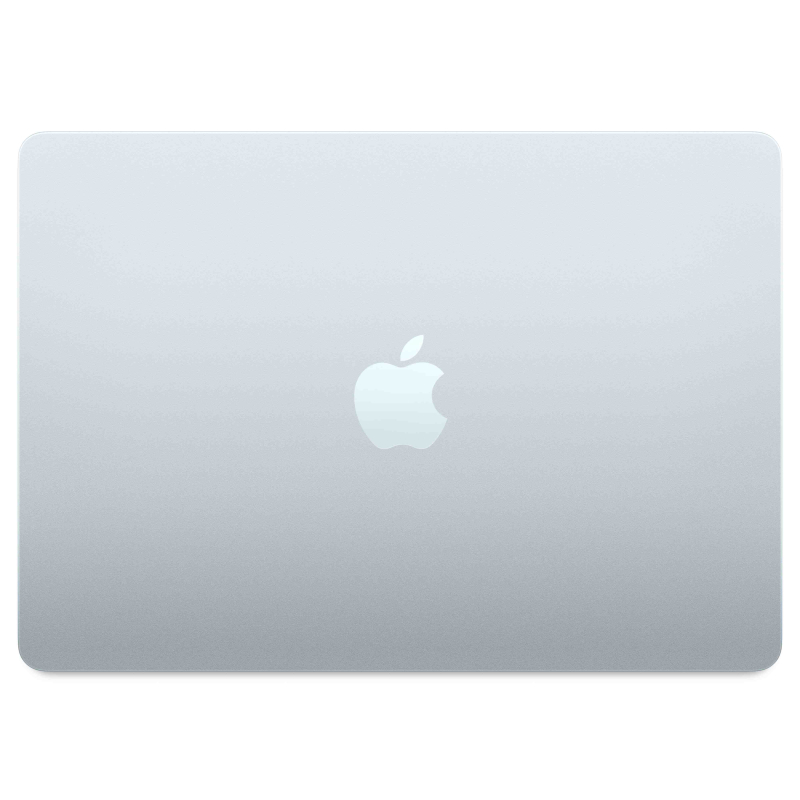 На фото изображено Apple MacBook Air 13" (M5, 10C / 10C, 2026) 16 ГБ, 1 ТБ SSD, Небесно-голубой