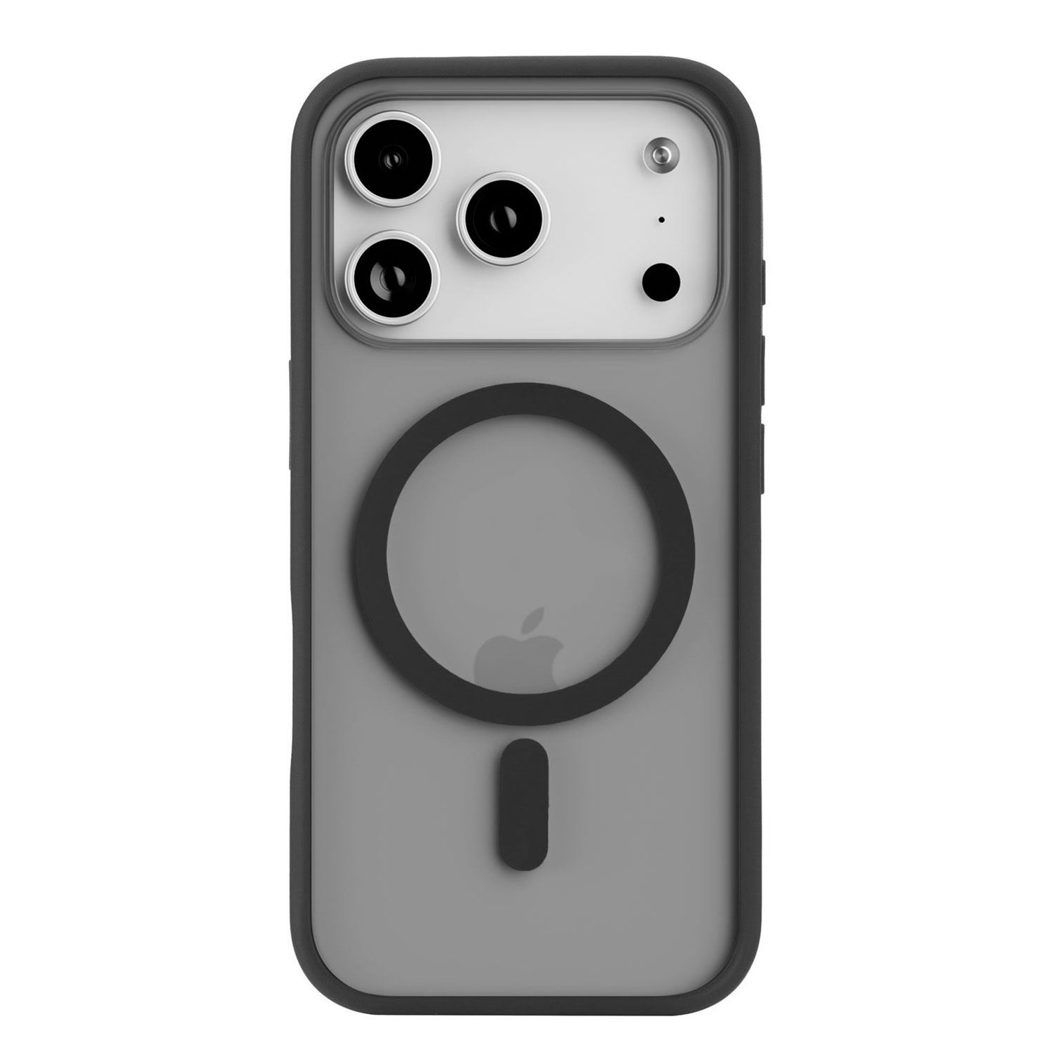 Фото Чехол защитный uBear Cloud Mag Case для iPhone 17 Pro, MagSafe, черный На фото изображено Чехол защитный uBear Cloud Mag Case для iPhone 17 Pro, MagSafe, черный