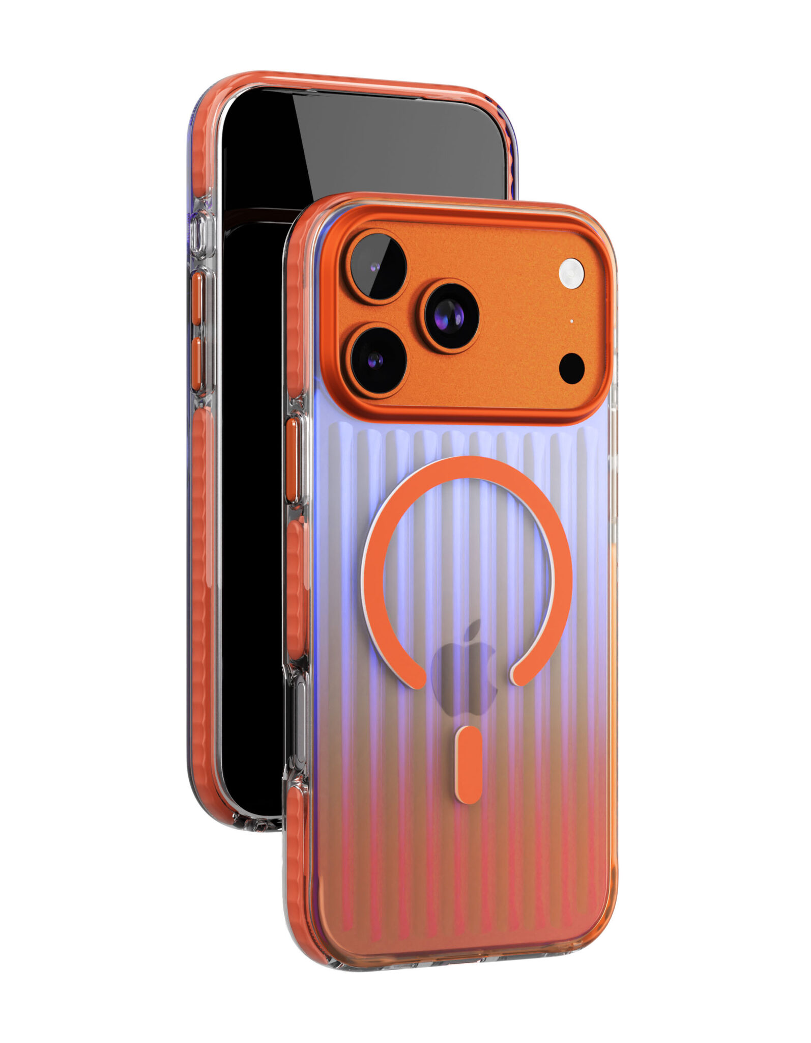 Фото Чехол защитный VLP Pulse Case с MagSafe для iPhone 17 Pro Max, оранжевый На фото изображено Чехол защитный VLP Pulse Case с MagSafe для iPhone 17 Pro Max, оранжевый