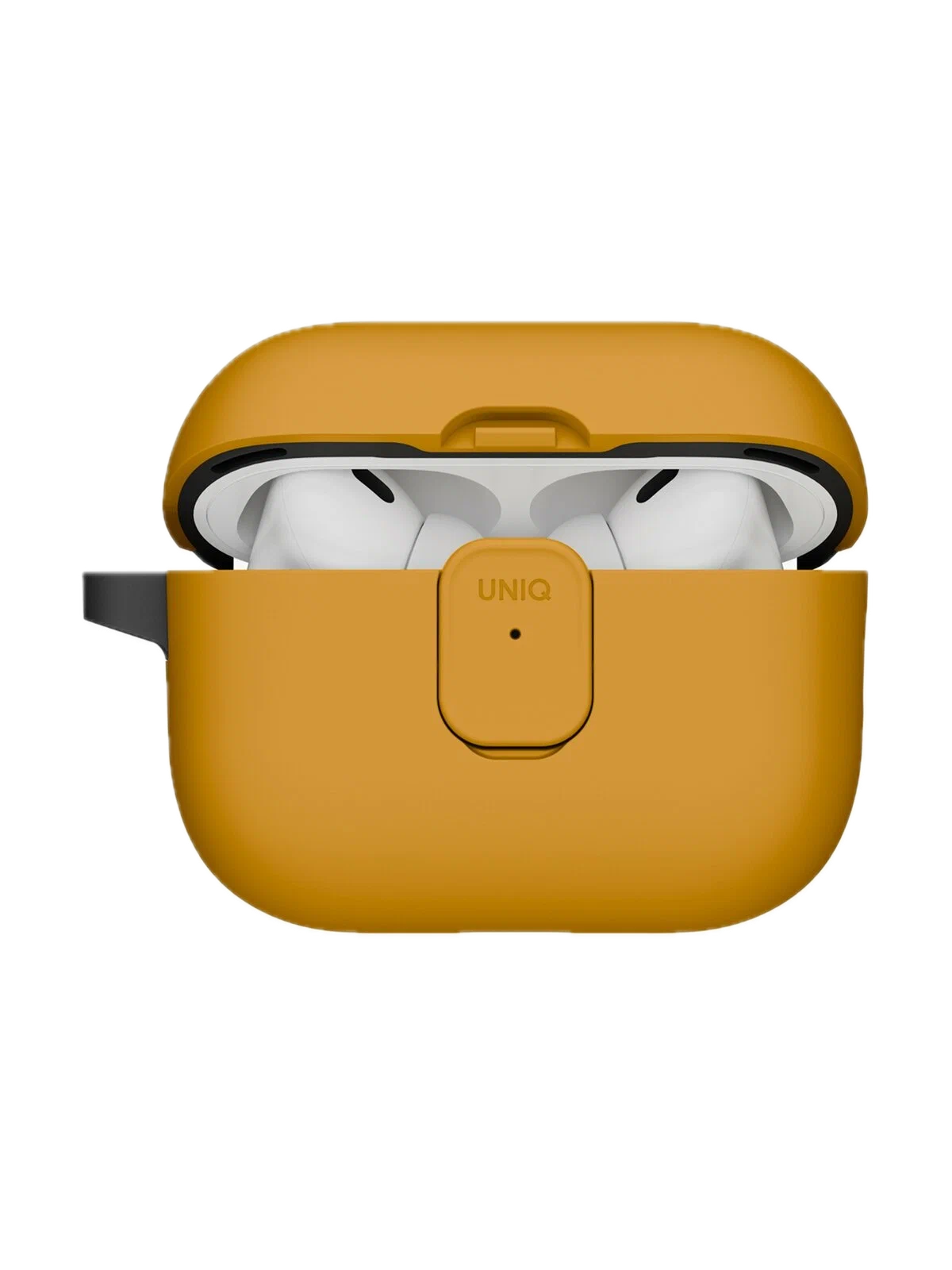 Фото Чехол Uniq CLYDE Lock case для AirPods Pro 3, Racing Yellow/Dark Grey Фото Чехол Uniq CLYDE Lock case для AirPods Pro 3, Racing Yellow/Dark Grey