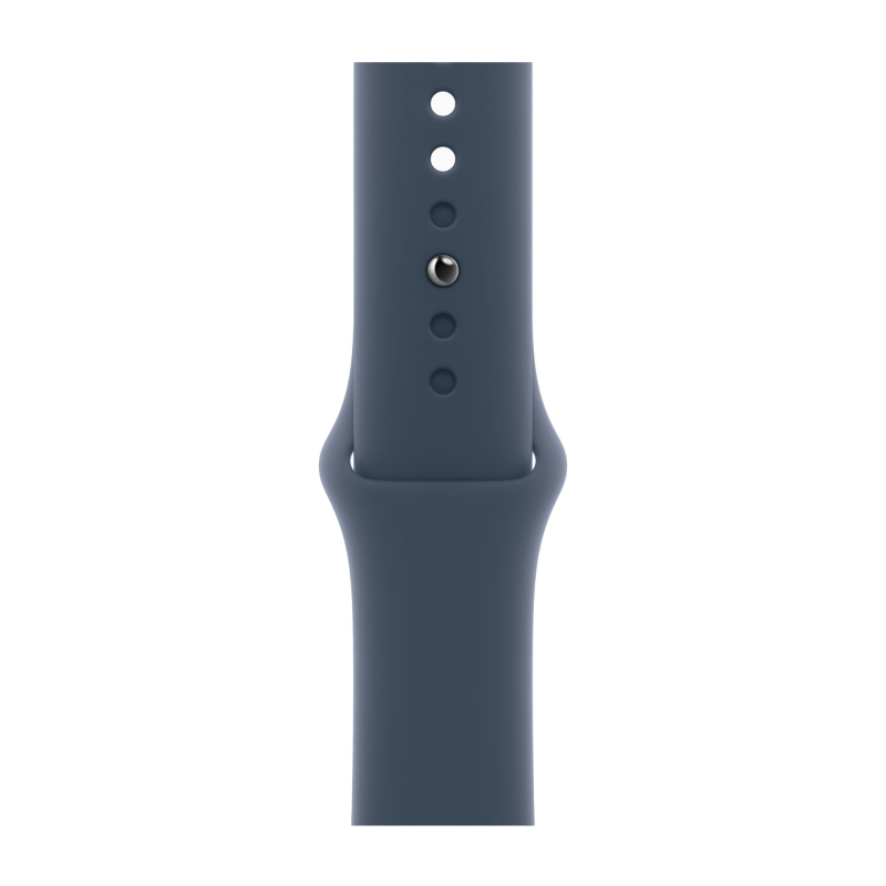 Apple Watch SE 2024, 44 мм, корпус из алюминия цвета «Серебристый», спортивный ремешок, размер M/L