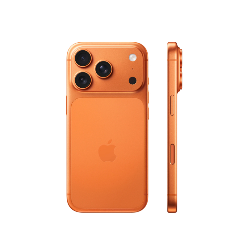 На фото изображено Apple iPhone 17 Pro, 512 ГБ, Космический оранжевый