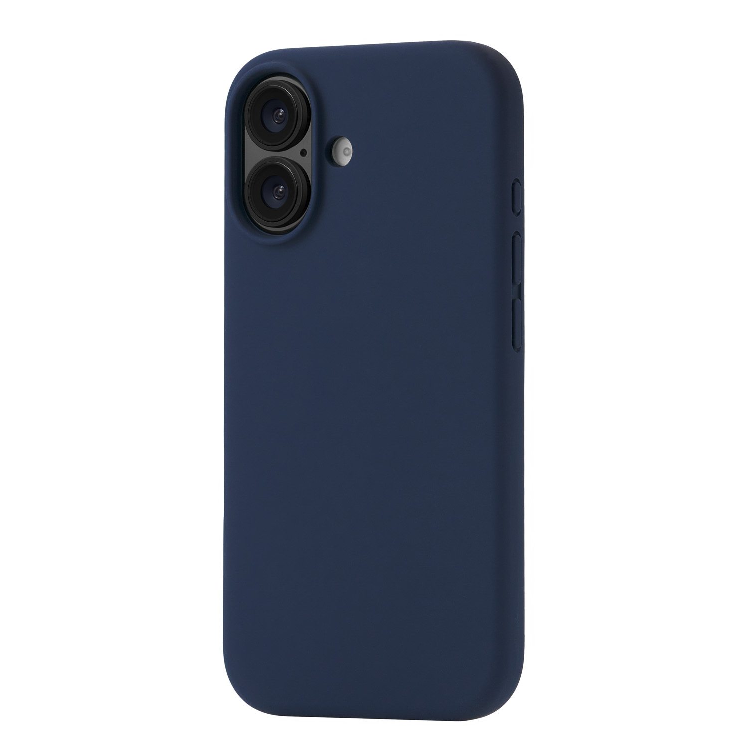 На фото изображено Чехол защитный uBear Touch Mag Case для iPhone 17 MagSafe, темно-синий