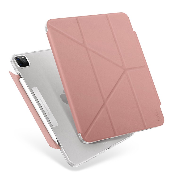 Чехол Uniq для iPad Pro 12,9" (2022/21) Camden Anti-microbial, розовый