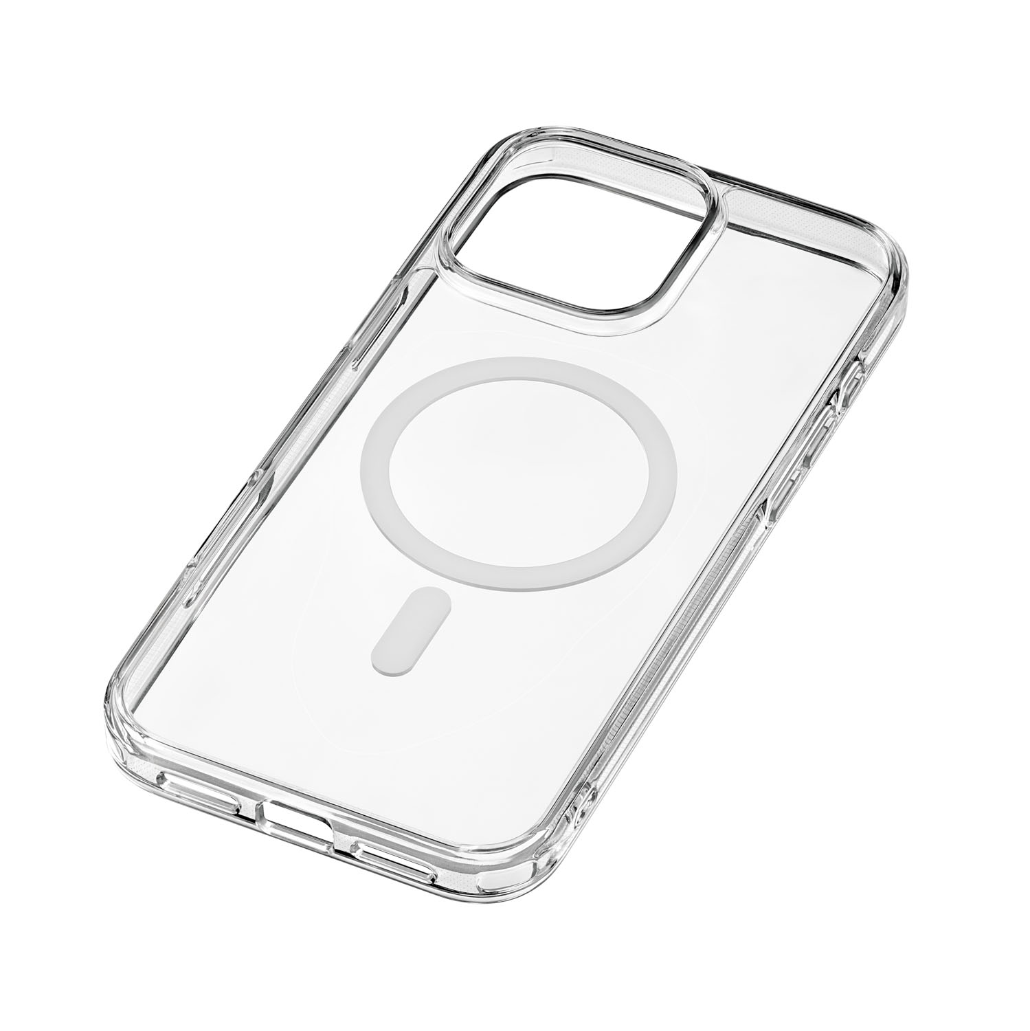 На фото изображено Чехол защитный uBear Real Mag Case для iPhone 16 Pro Max, прозрачный