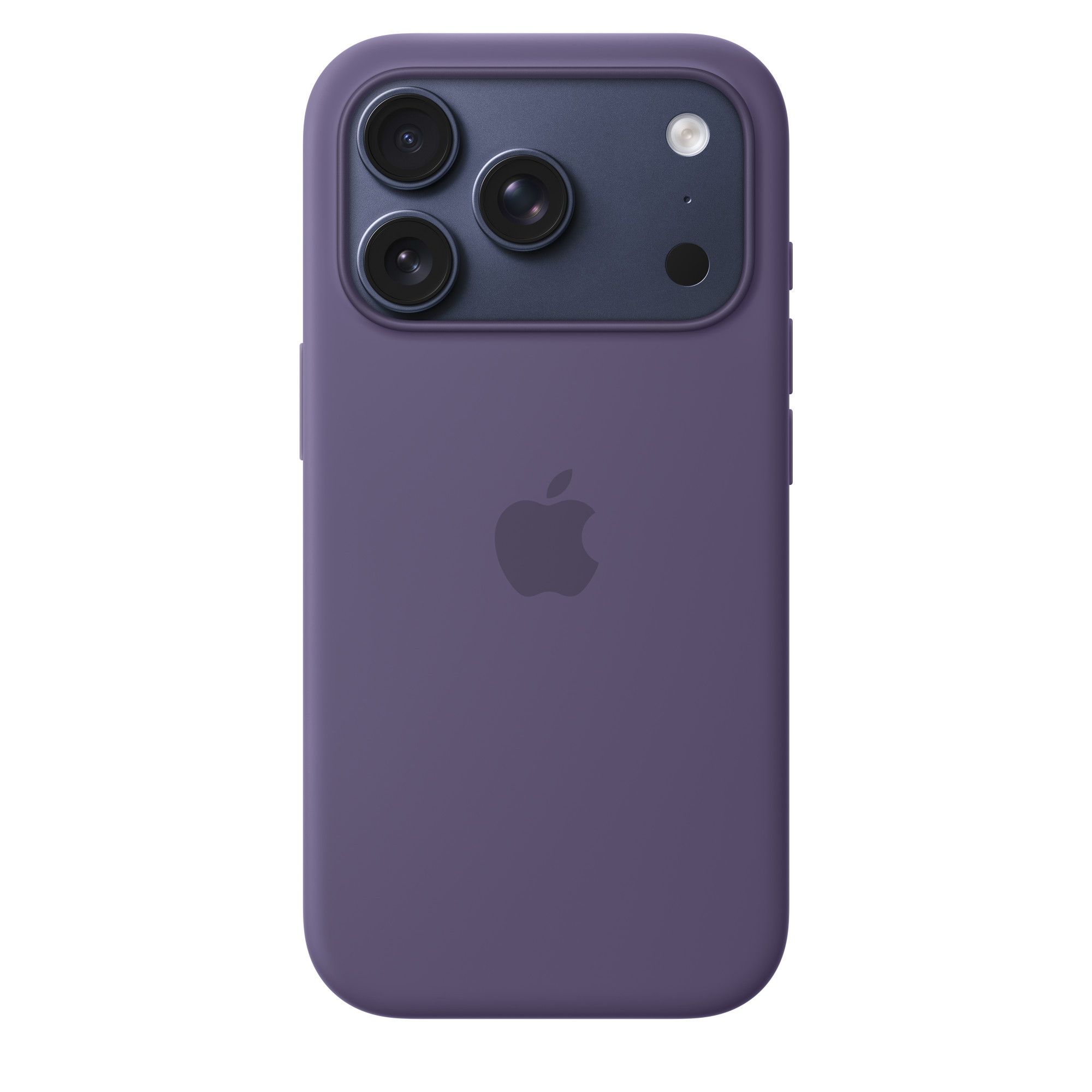 Фото Чехол защитный Apple Silicone Case with MagSafe для iPhone 17 Pro, фиолетовый На фото изображено Чехол защитный Apple Silicone Case with MagSafe для iPhone 17 Pro, фиолетовый