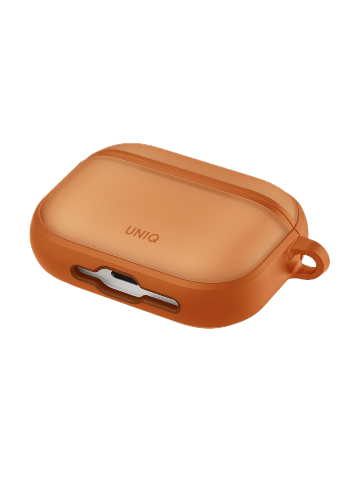 Фото Чехол Uniq Veren для AirPods Pro 3, Sunset Ember На фото изображено Чехол Uniq Veren для AirPods Pro 3, Sunset Ember