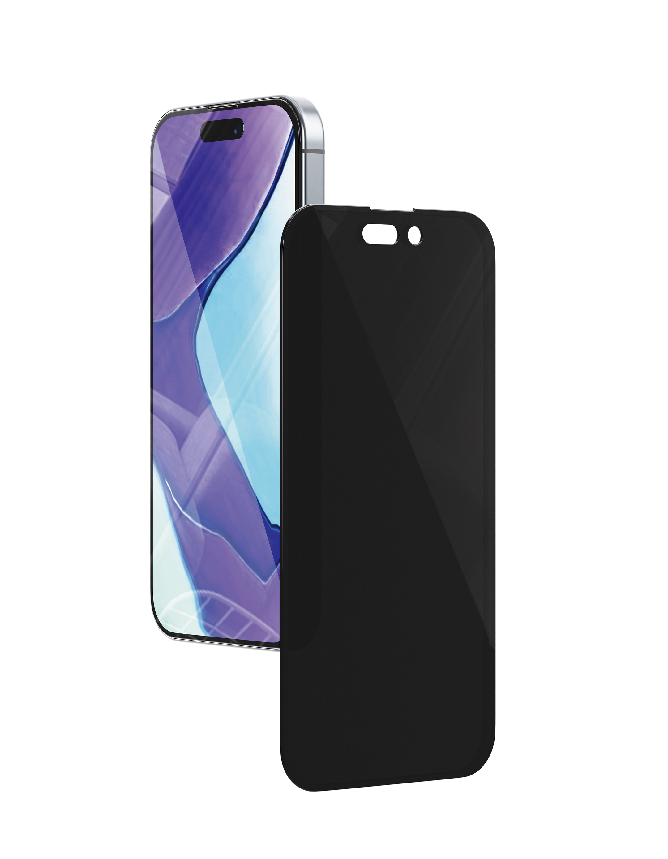 На фото изображено Стекло защитное VLP Privacy Glass для iPhone 16 Pro Max
