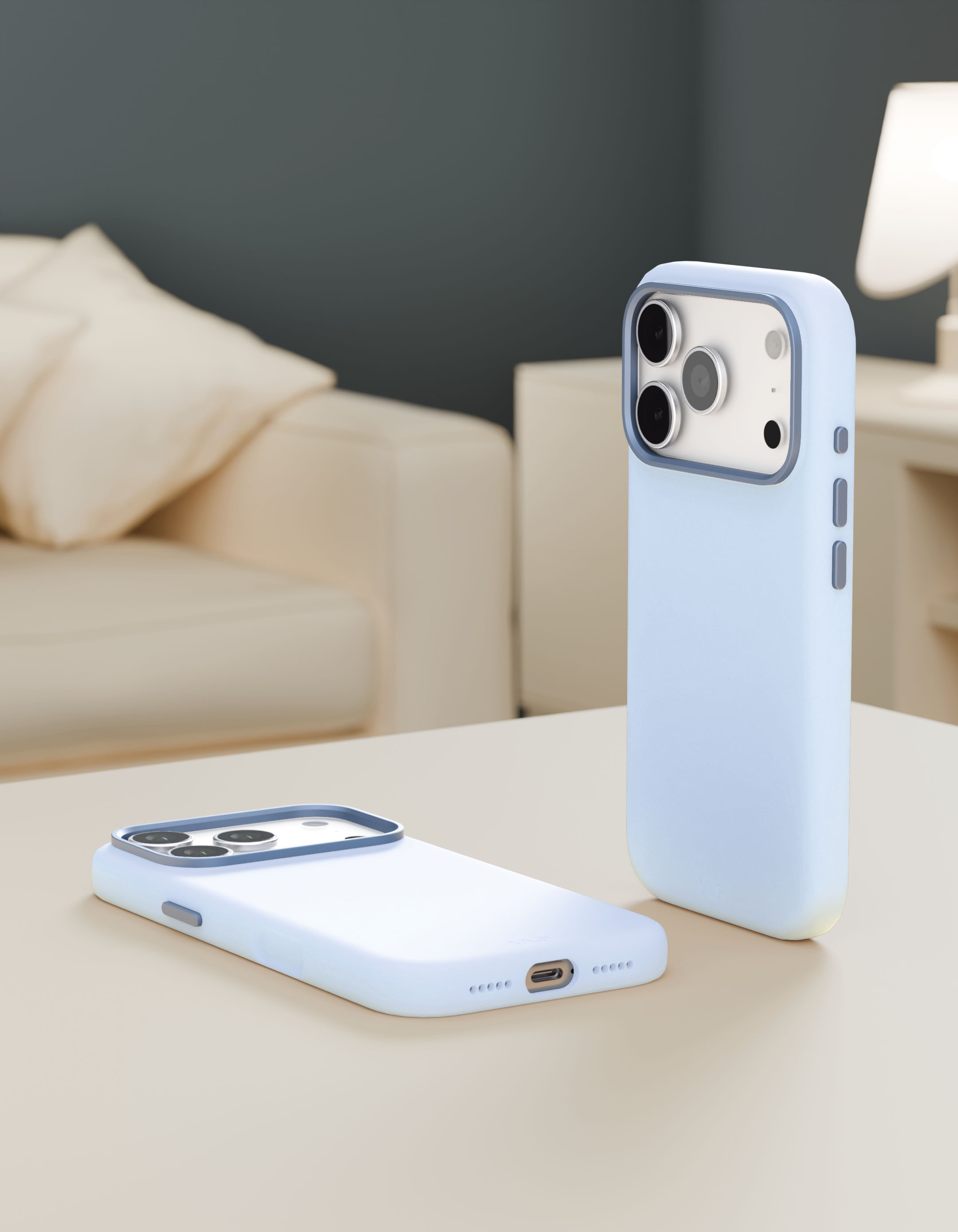 На фото изображено Чехол защитный VLP Aster Pro Case с MagSafe для iPhone 17 Pro, мокка