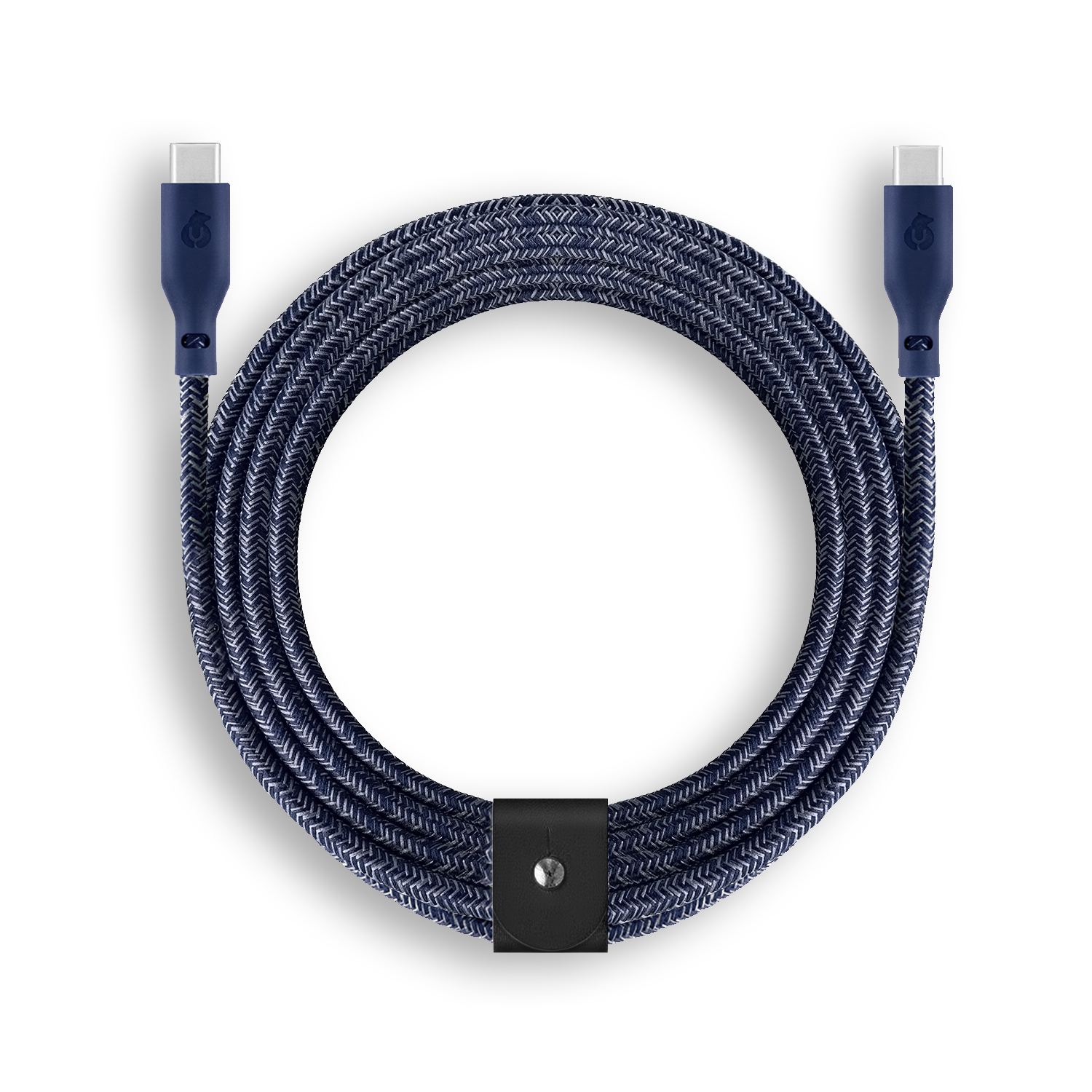 Зарядный кабель uBear Trend, USB-C/USB-С, 140 Вт, 2,4м, синий