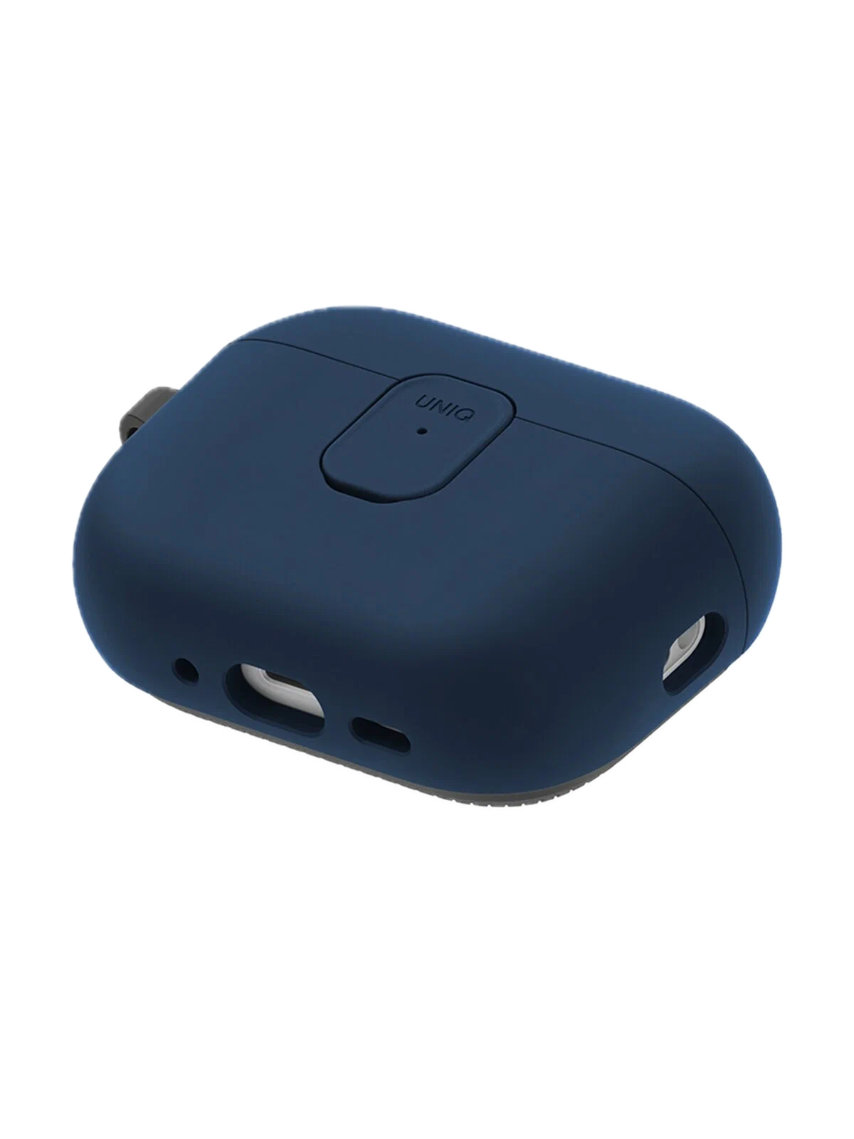 Фото Чехол Uniq CLYDE Lock case для AirPods Pro 3, Royal Blue/Flint Grey На фото изображено Чехол Uniq CLYDE Lock case для AirPods Pro 3, Royal Blue/Flint Grey