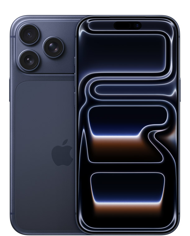 На фото изображено Apple iPhone 17 Pro Max, 512 ГБ, Тёмно-синий