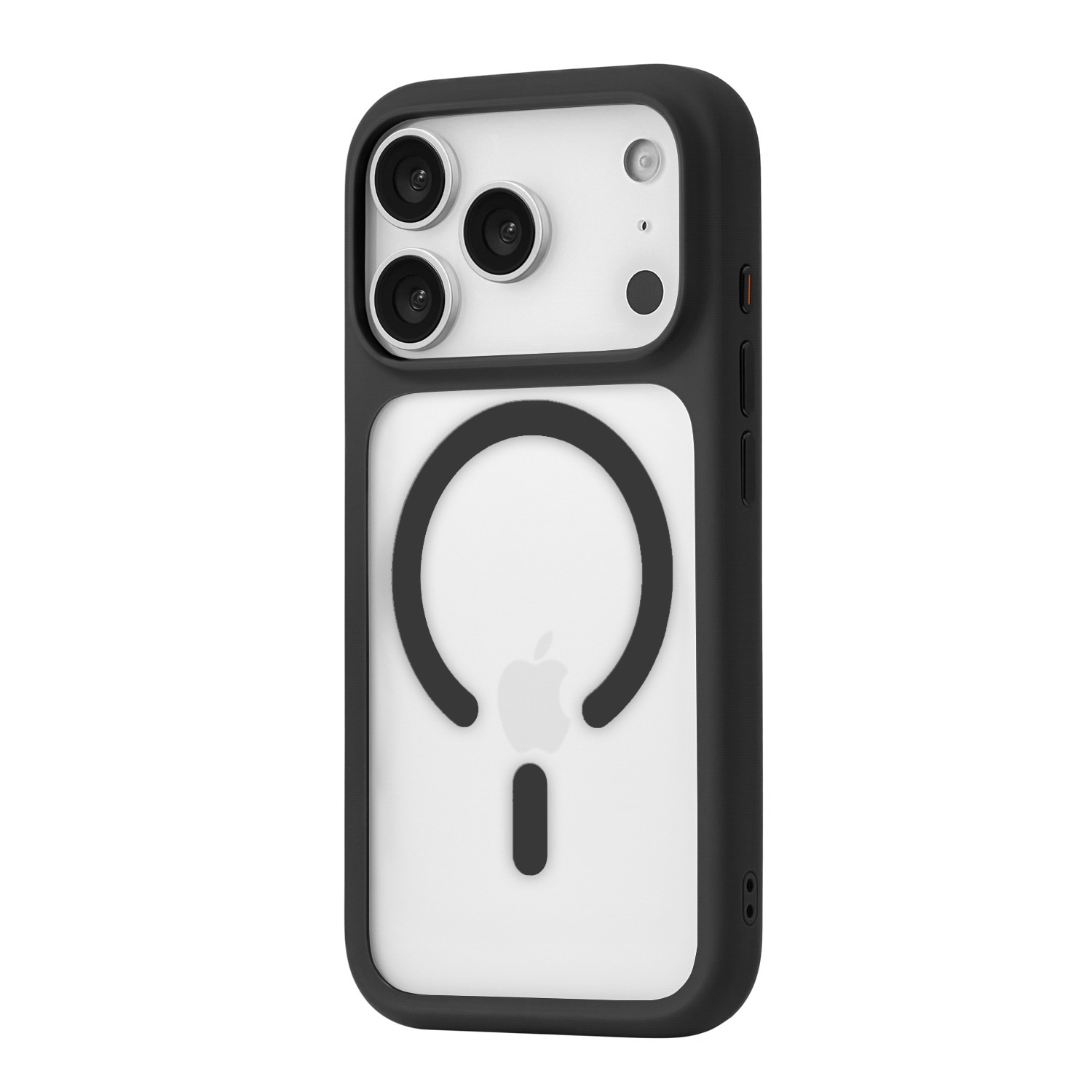 Фото Чехол защитный uBear Shade Case для iPhone 17 Pro, чёрный На фото изображено Чехол защитный uBear Shade Case для iPhone 17 Pro, чёрный