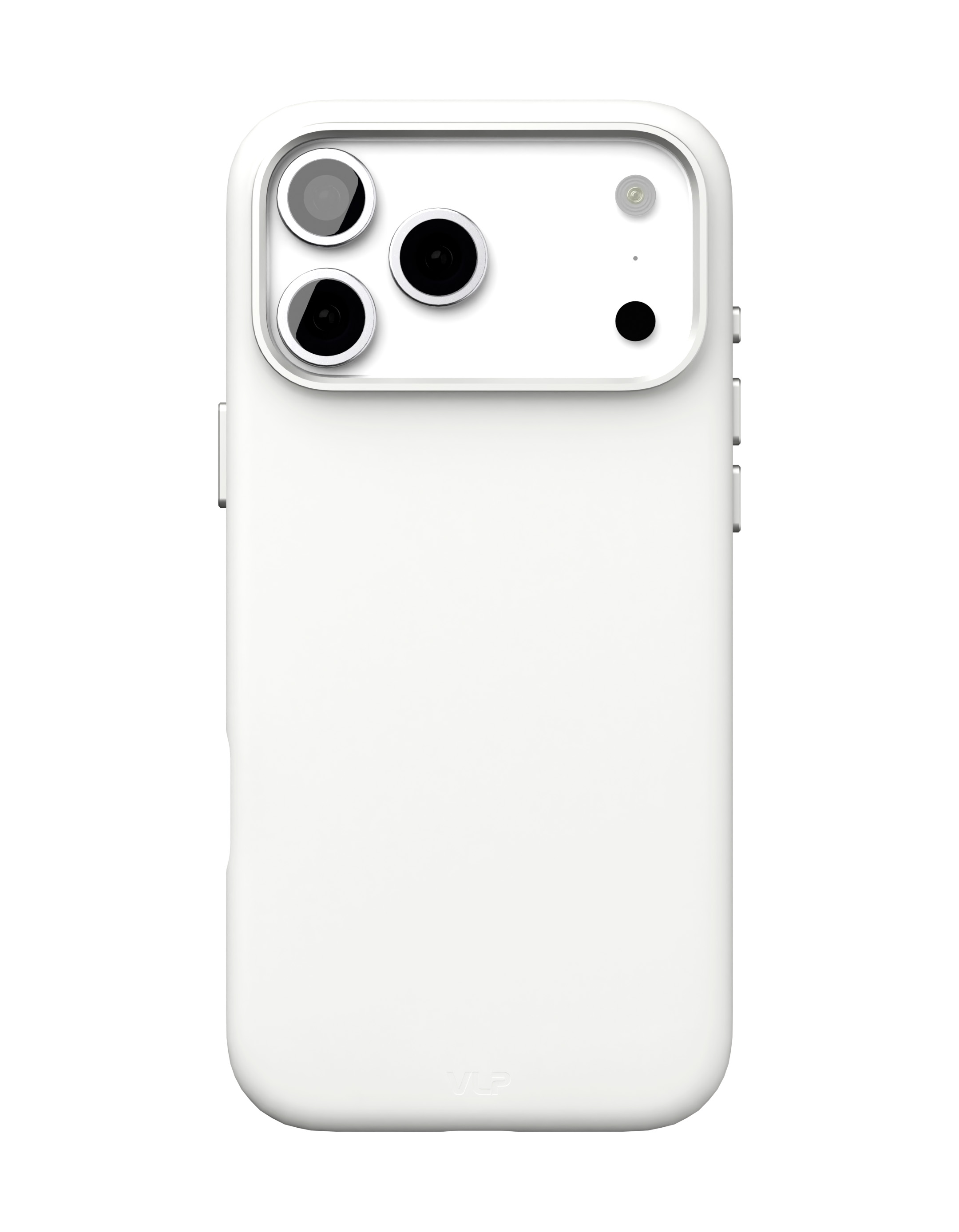 На фото изображено Чехол защитный VLP Aster Pro Case с MagSafe для iPhone 17 Pro Max, белый