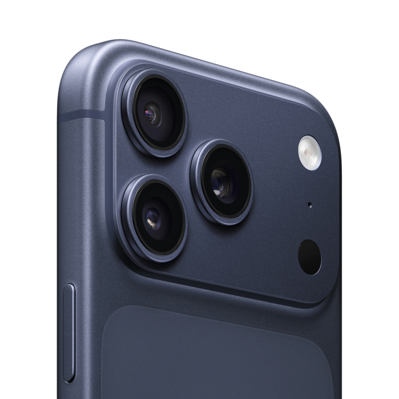 На фото изображено Apple iPhone 17 Pro, 1 ТБ, Тёмно-синий