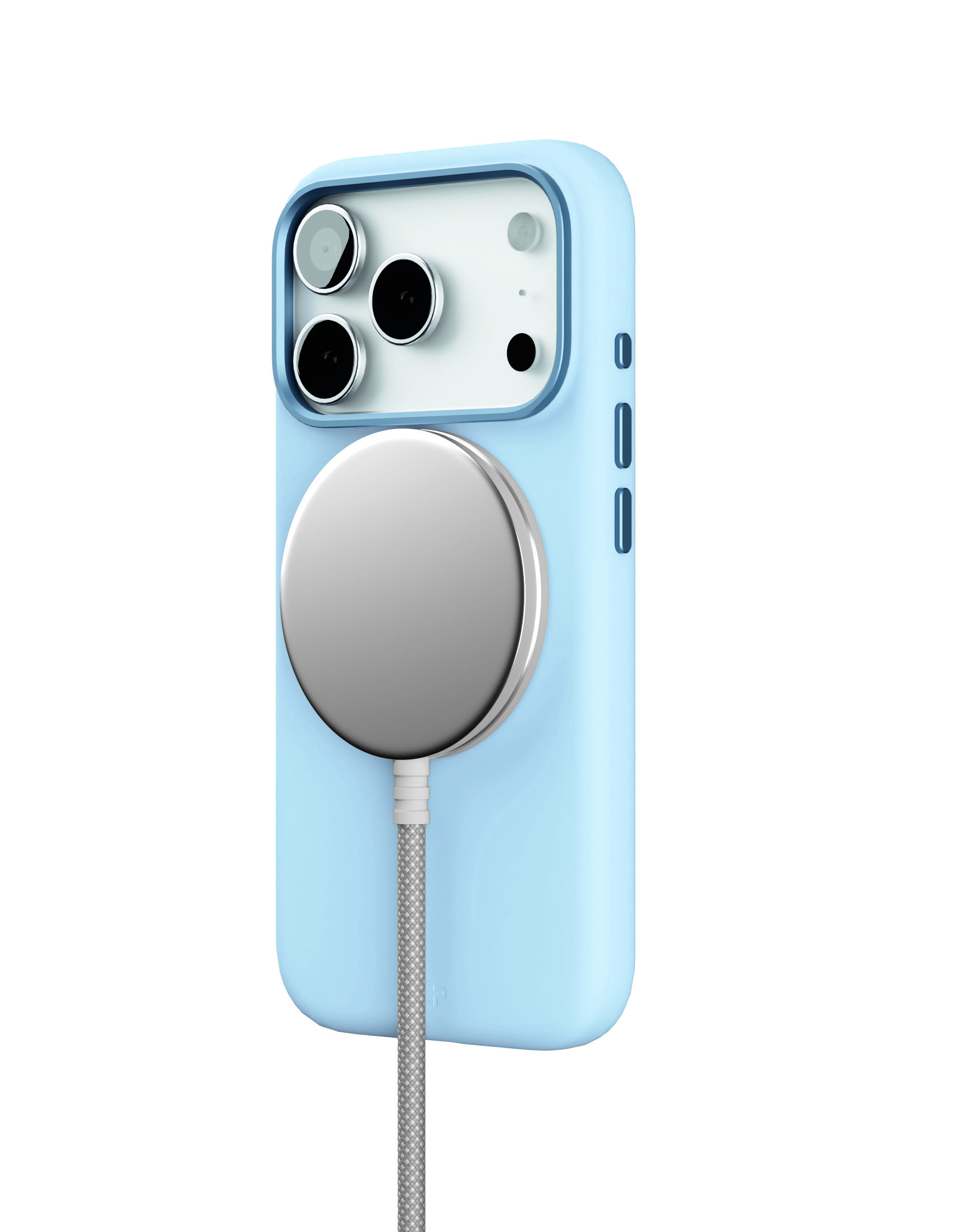 На фото изображено Чехол защитный VLP Aster Pro Case с MagSafe для iPhone 17 Pro, мокка