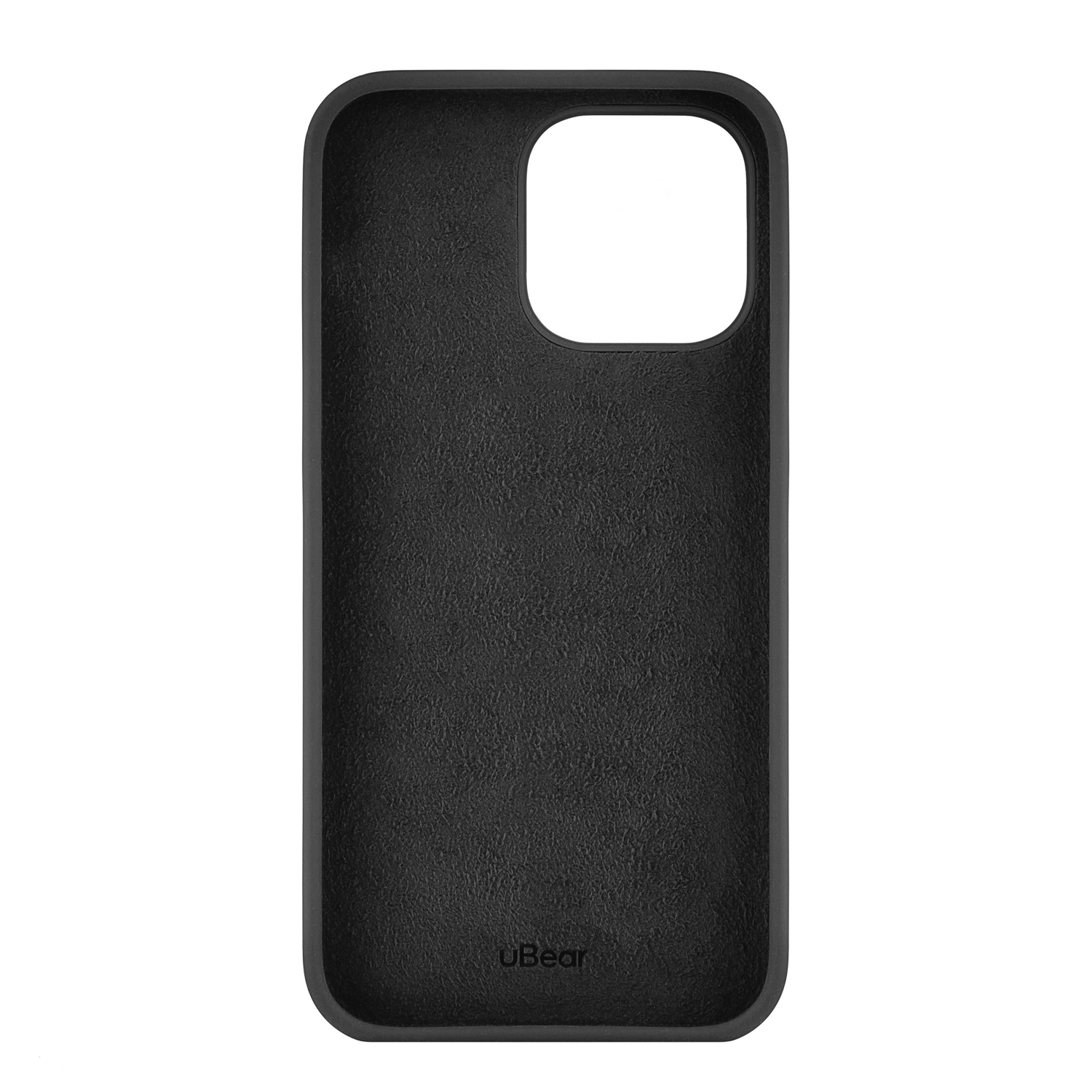 На фото изображено Чехол защитный uBear Touch Case для iPhone 14 Pro Max, чёрный