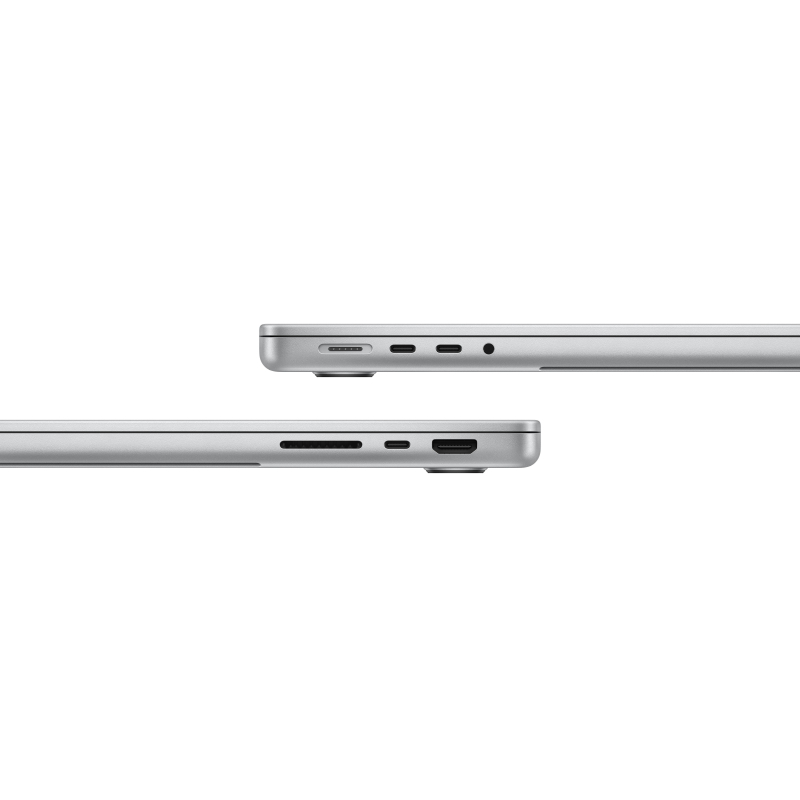 На фото изображено Apple MacBook Pro 14" (M5 Pro, 18C / 20C, 2026) 24 ГБ, 1 ТБ SSD, серебристый