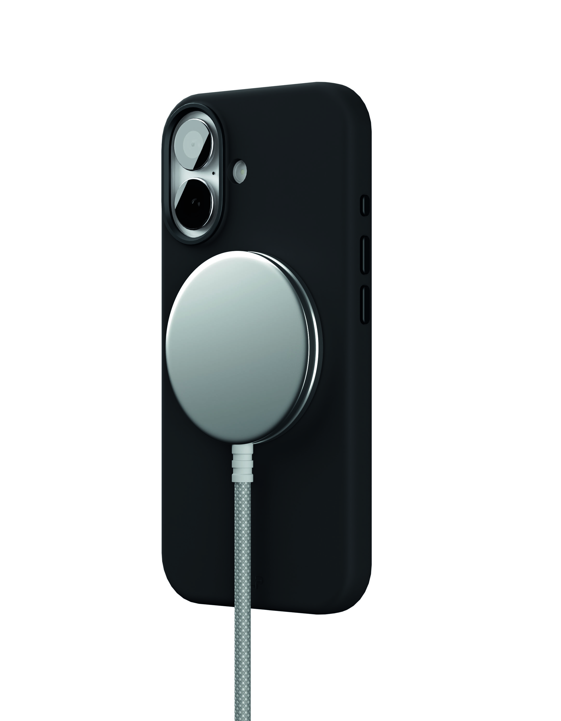 На фото изображено Чехол защитный VLP Aster Pro Case с MagSafe для iPhone 17, черный