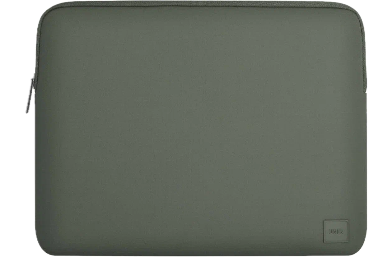 Фото Чехол-сумка Uniq для ноутбуков 14" Cyprus Neoprene, Pewter Green На фото изображено Чехол-сумка Uniq для ноутбуков 14" Cyprus Neoprene, Pewter Green