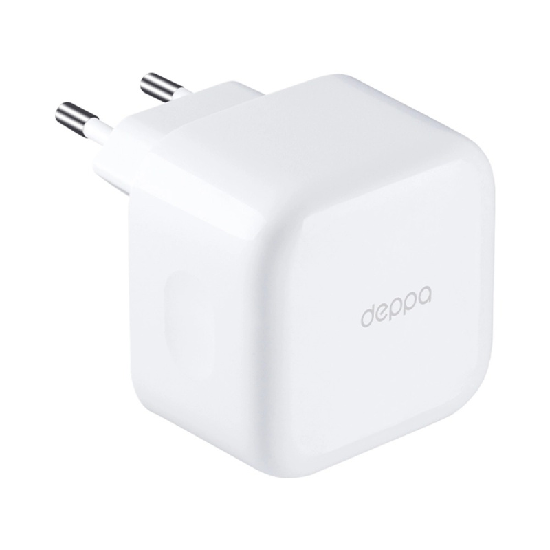 Сетевое зарядное устройство Deppa Wall Charger 2xUSB-C, белый
