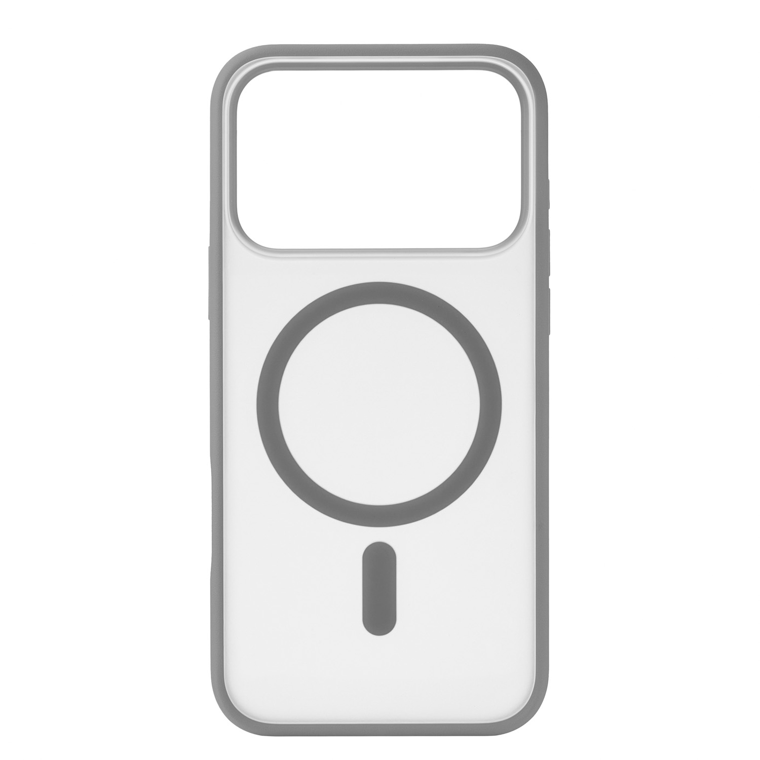 На фото изображено Чехол защитный uBear Cloud Mag Case для iPhone 17 Pro, MagSafe, серый 