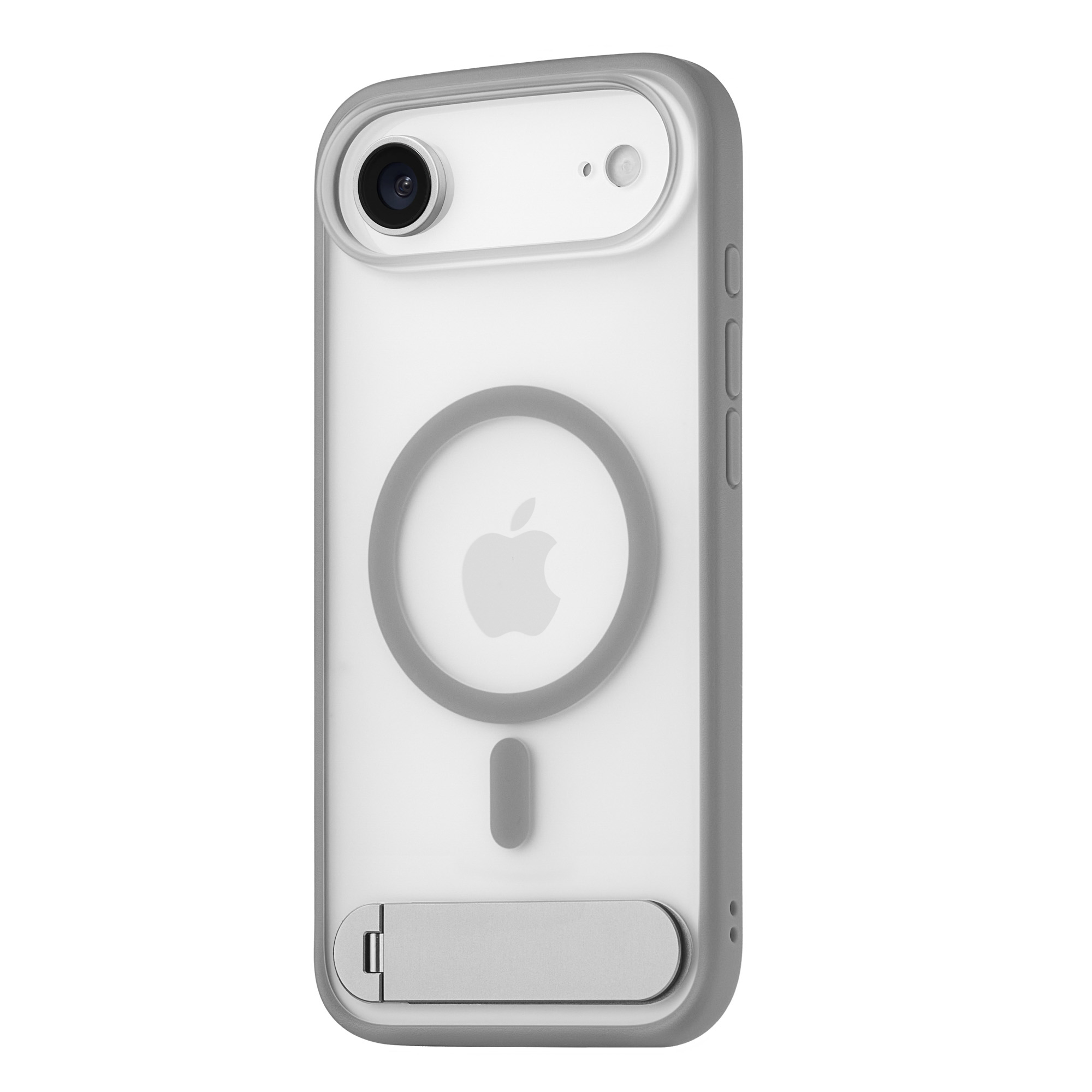 Фото Чехол защитный uBear Stand 360° Mag Case для iPhone Air, серый На фото изображено Чехол защитный uBear Stand 360° Mag Case для iPhone Air, серый