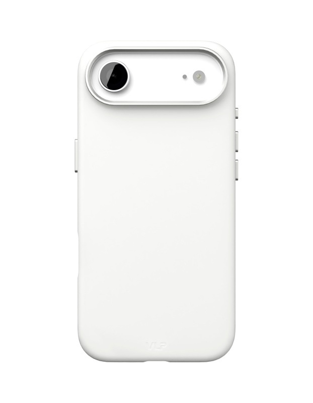 На фото изображено Чехол защитный VLP Aster Pro Case с MagSafe для iPhone 17 Air, белый