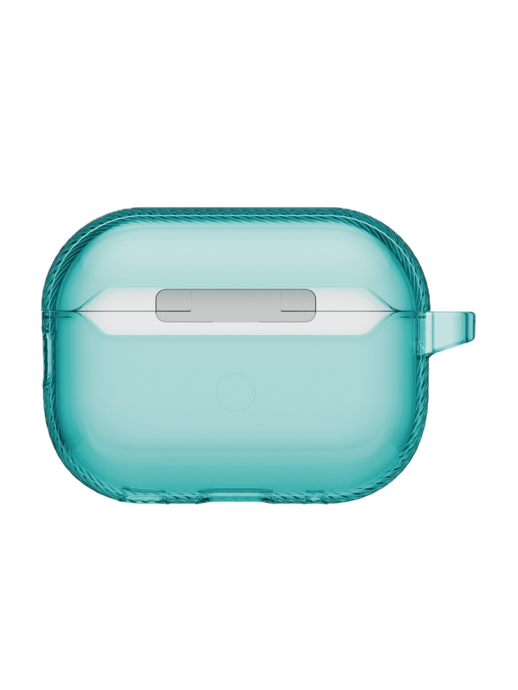 Фото Чехол Uniq Glase PRO TPU для AirPods Pro 3, Teal На фото изображено Чехол Uniq Glase PRO TPU для AirPods Pro 3, Teal