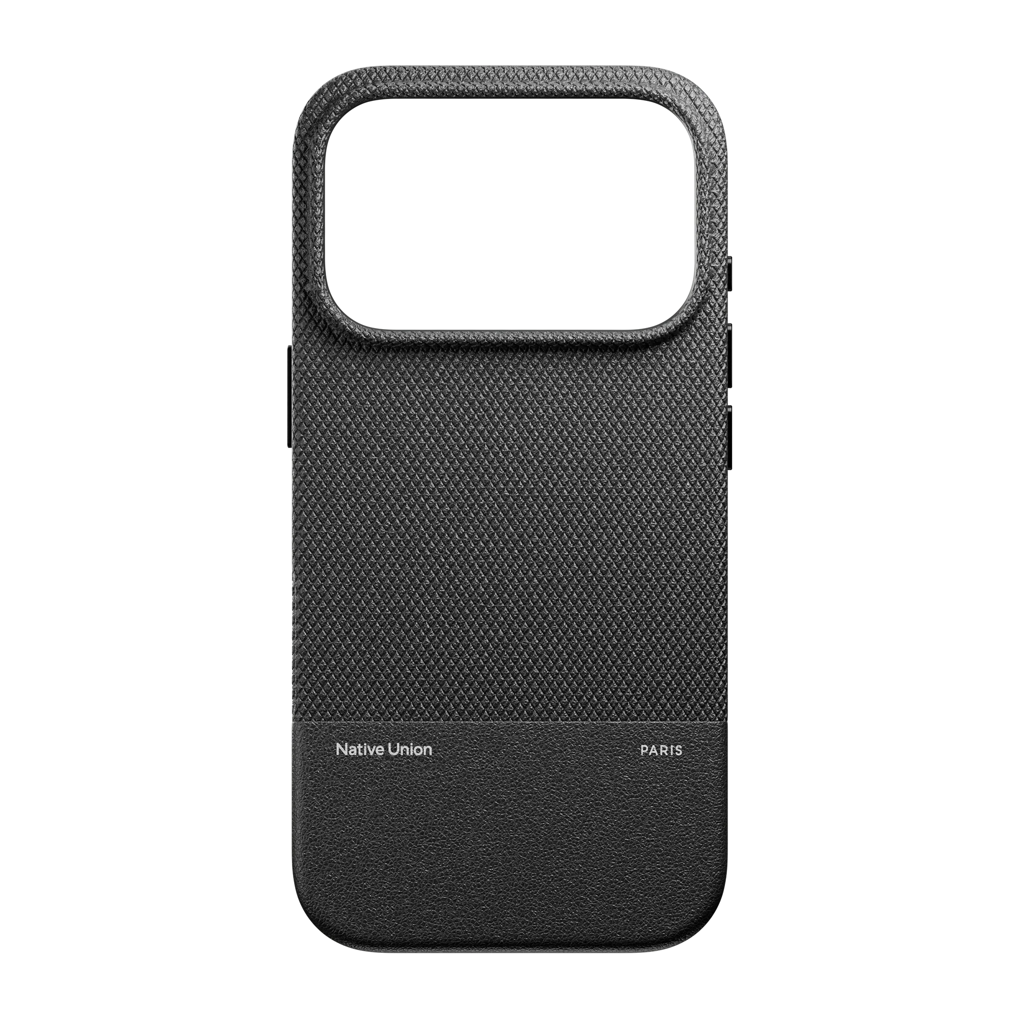 Фото Чехол Native Union Paris (Re)Classic Case для iPhone 17 Pro Max Черный На фото изображено Чехол Native Union Paris (Re)Classic Case для iPhone 17 Pro Max Черный