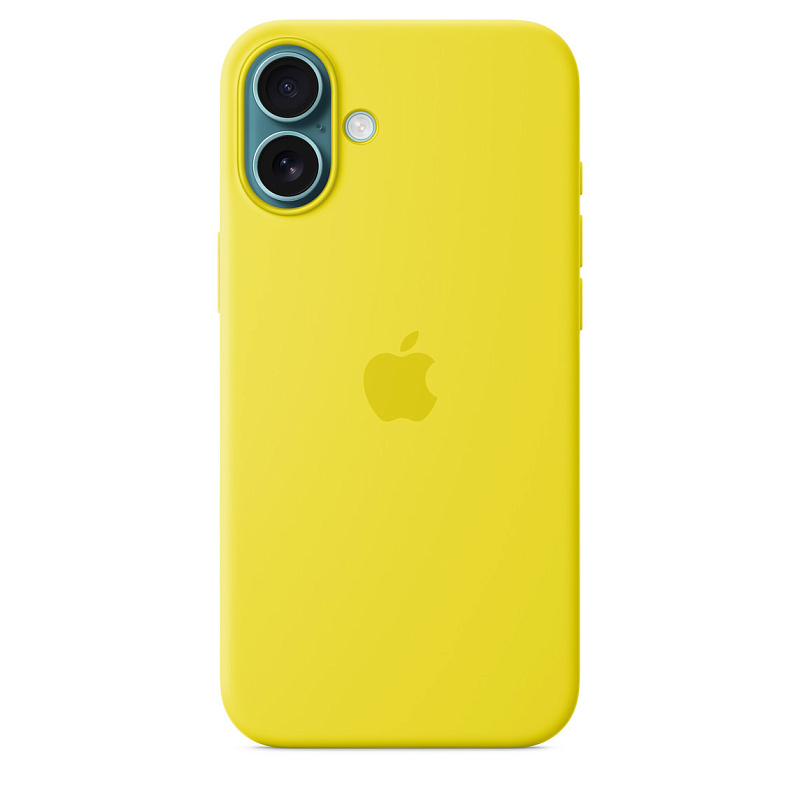 Чехол Apple для iPhone 16 Plus Silicone MagSafe, желтый Чехол Apple для iPhone 16 Plus Silicone MagSafe, желтый