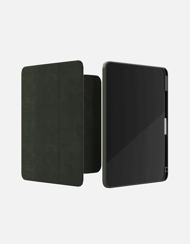 Защитный чехол VLP Split Folio для iPad Pro M4 11”, тёмно-зелёный
