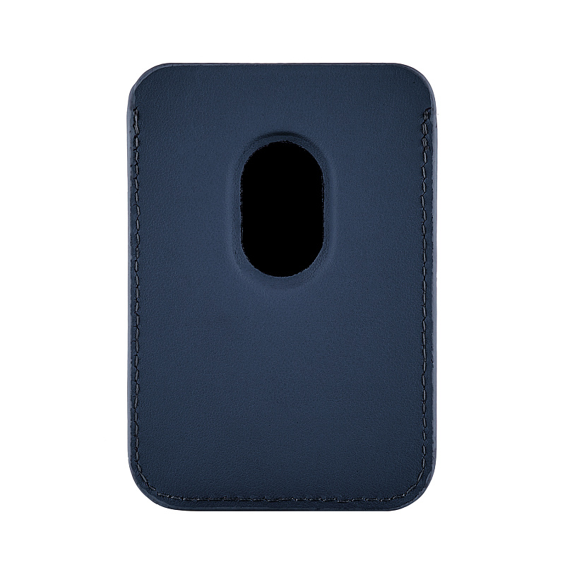 Магнитный кардхолдер uBear Leather Shell, синий